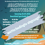 Absage Beachvolleyball Hobbyturnier